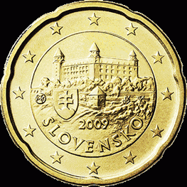 20 Cent UNC Slowakije